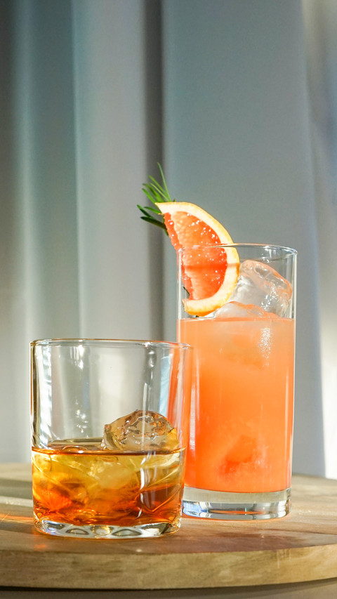 Whisky and a paloma cocktail screenshot