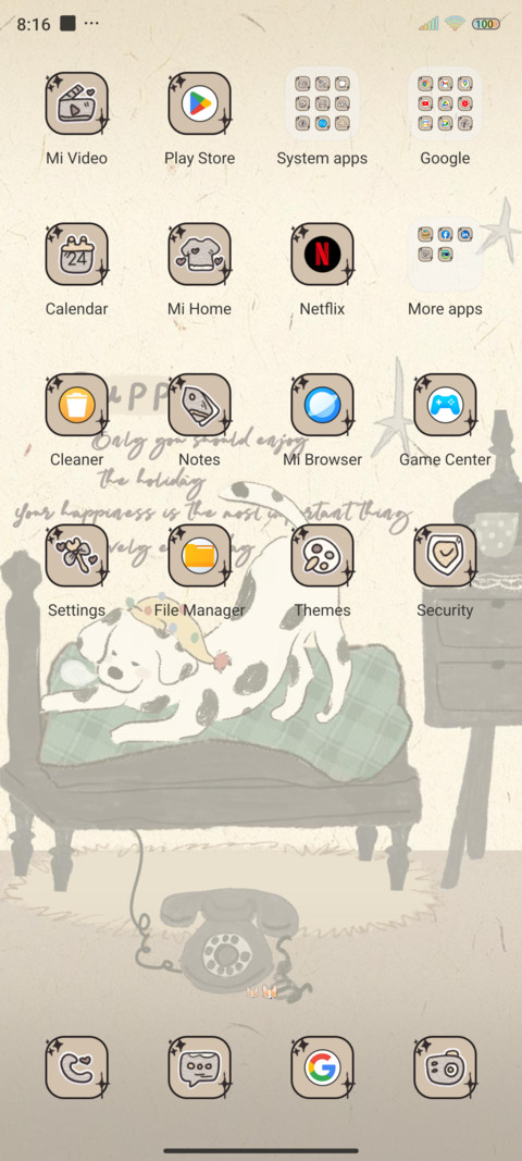 Retro otaku dog screenshot