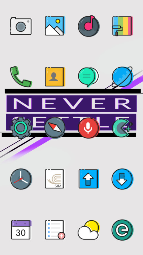 Violet Never Settle_V10 screenshot