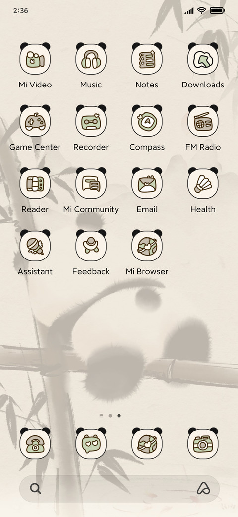 Cute Panda screenshot