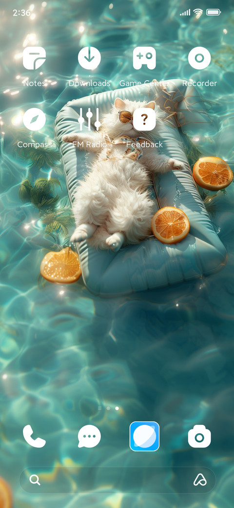 Pool cat screenshot