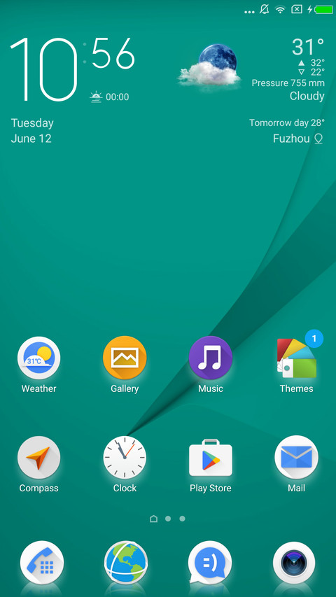 Xperia screenshot