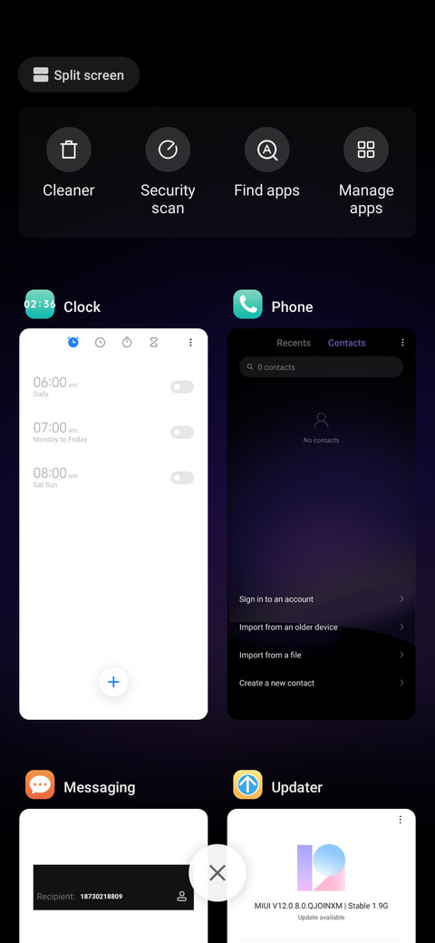 time screenshot