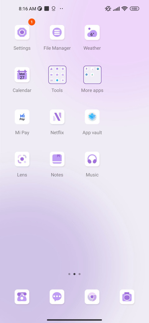 Purple limited screenshot
