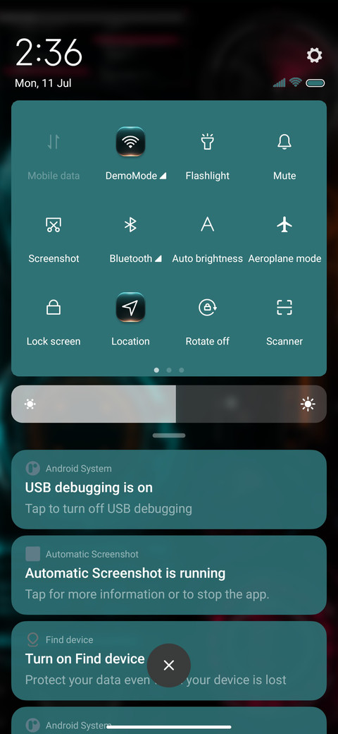 Sci fi interface screenshot