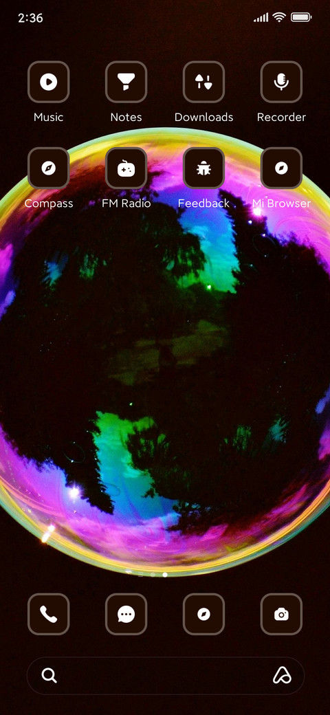 Bubble screenshot