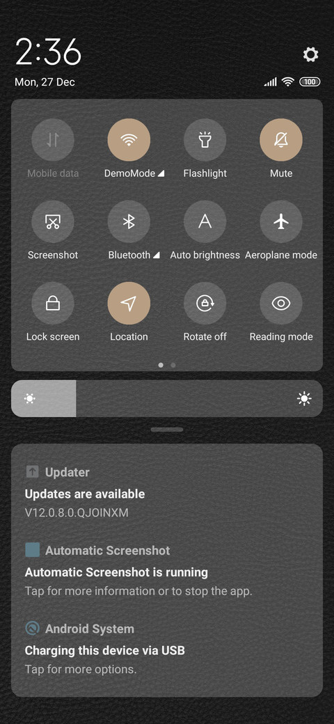Gear clock screenshot