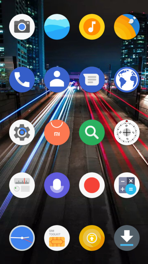Android Oreo Theme screenshot