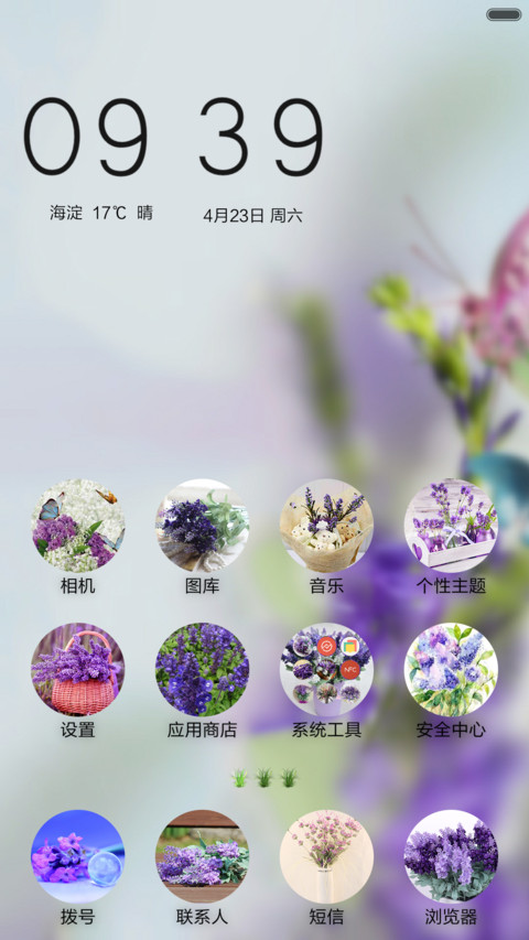 梦幻薰衣草（自由桌面） screenshot