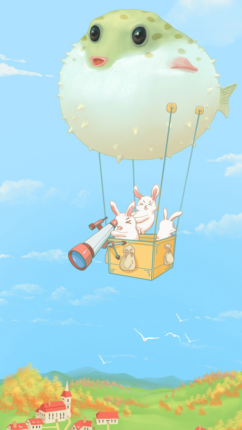 Bunny sits on a dolphin trip screenshot