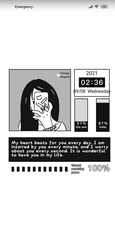 Cartoon girl screenshot