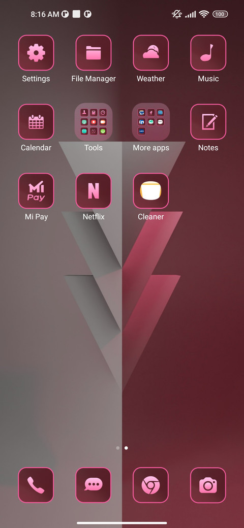 Luxury screen screenshot