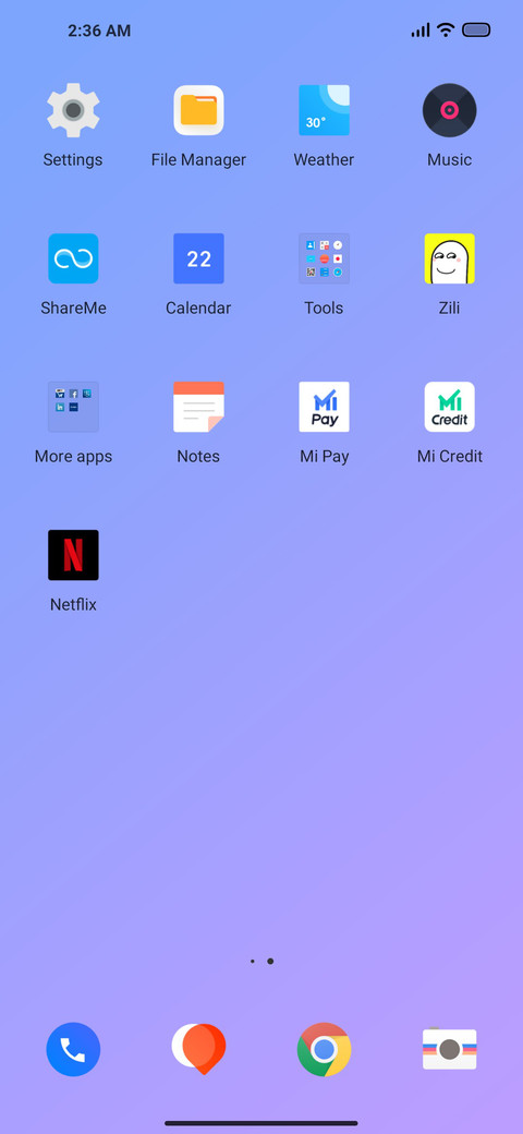 Minimal Gradient screenshot