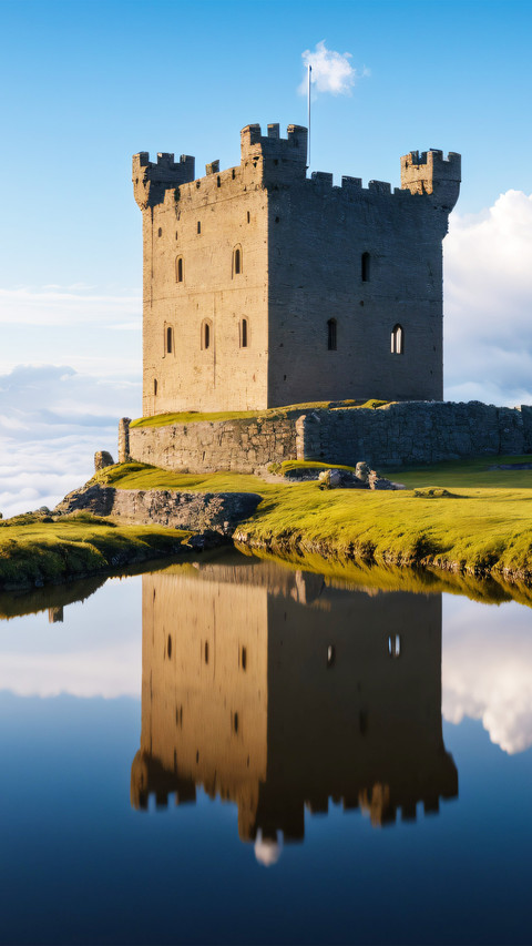 Castle and reflection screenshot