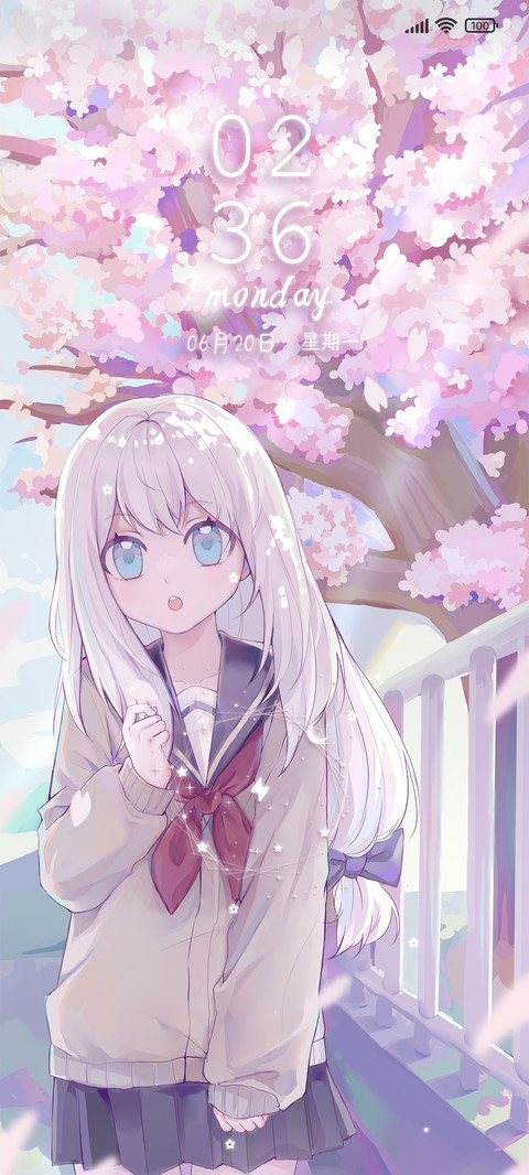二次元落樱少女 screenshot