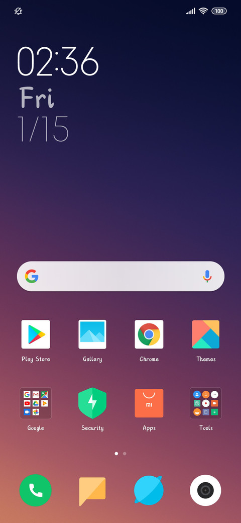 Falling screenshot