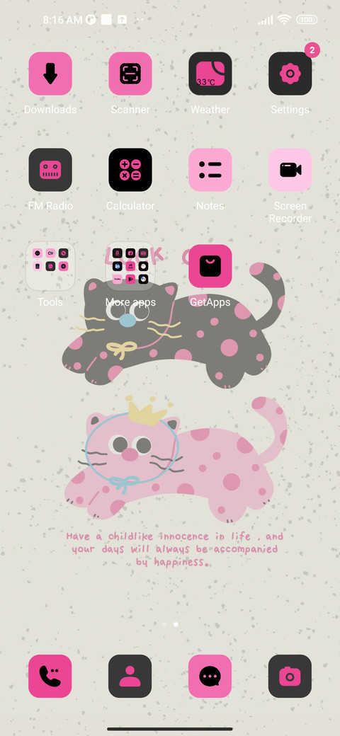 Colorful Cat screenshot