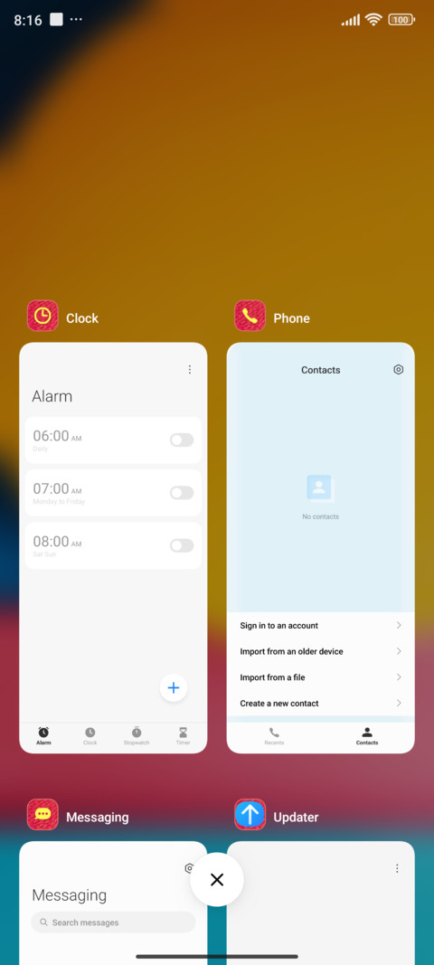 abstract shapes screenshot