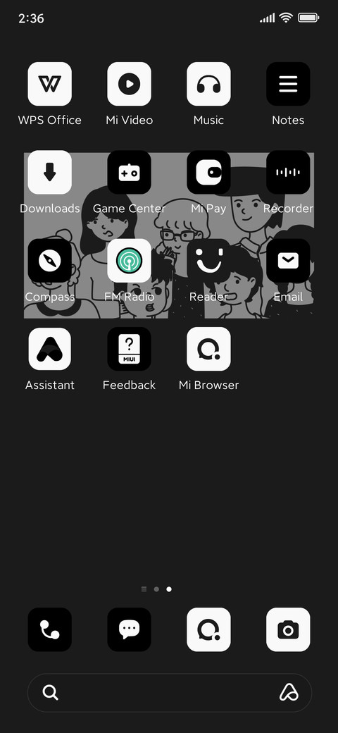 Minimalist cartoon screenshot