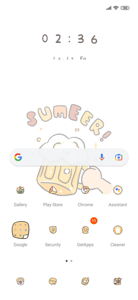 Summer food screenshot