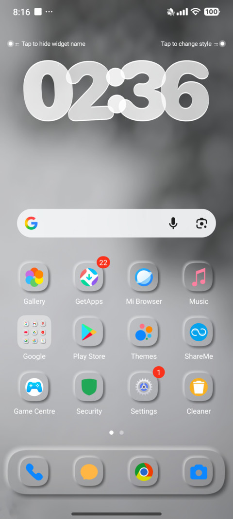 OX G2 screenshot