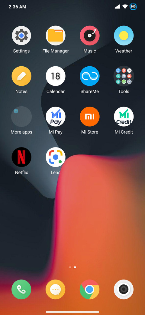 Android r11 screenshot