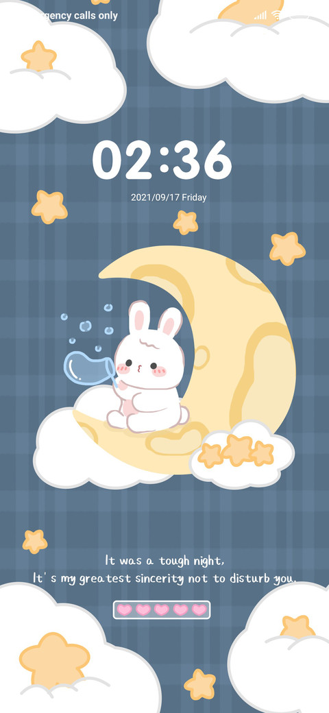 Good night bunny screenshot