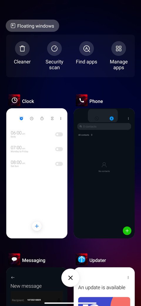 Space fro screenshot