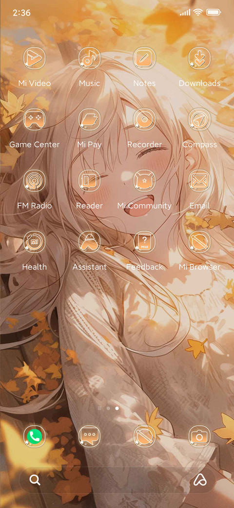 Autumn Ins style screenshot