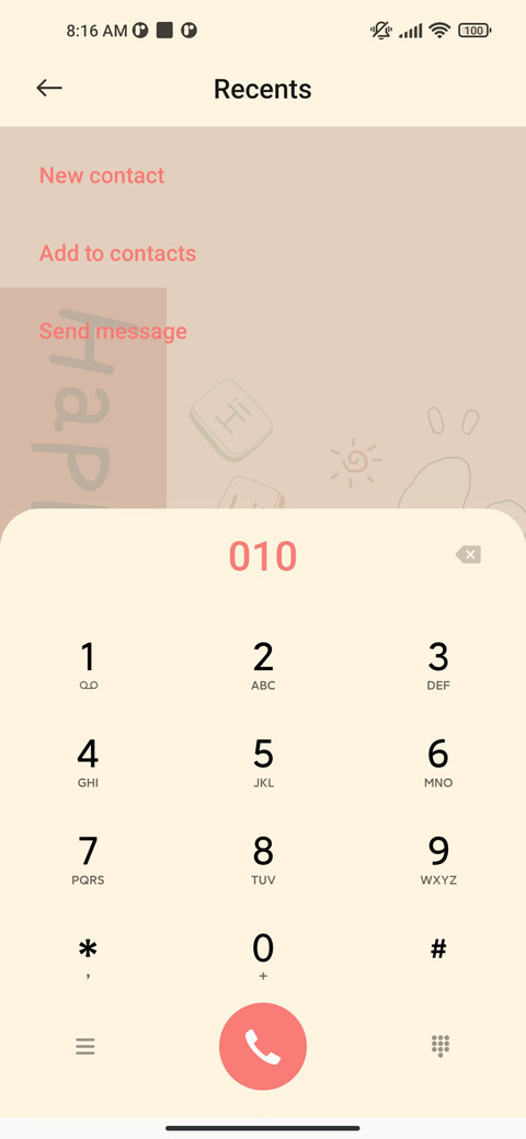 Rabbit sticker screenshot