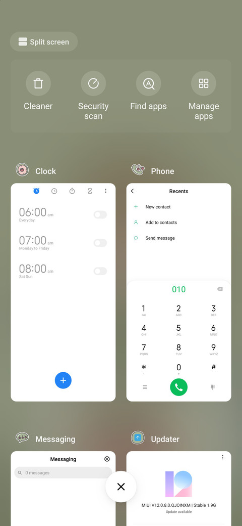 Green fruity screenshot