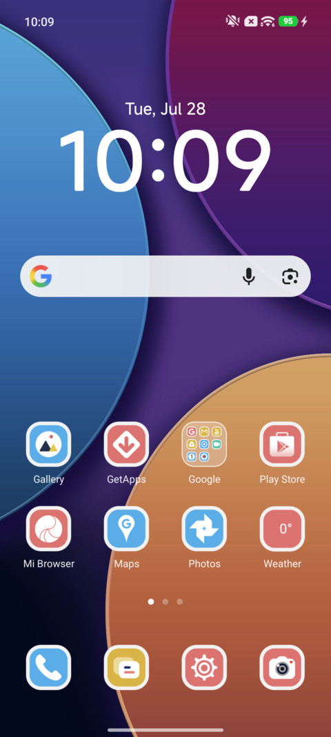 Blue Orange Purple screenshot