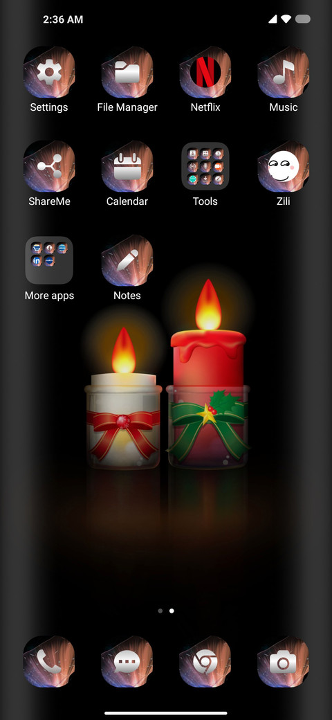 Abstract Candles screenshot