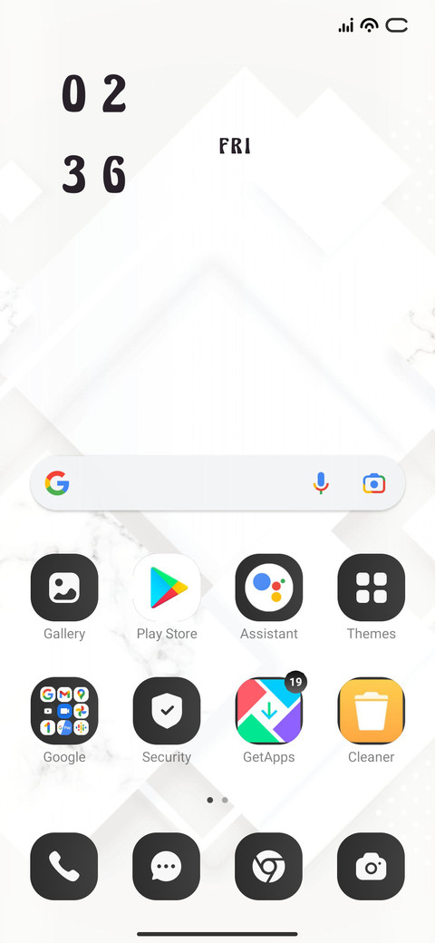 White Style screenshot