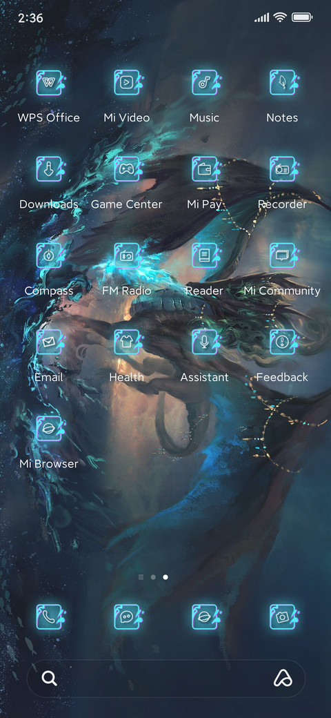 Blue dragon screenshot
