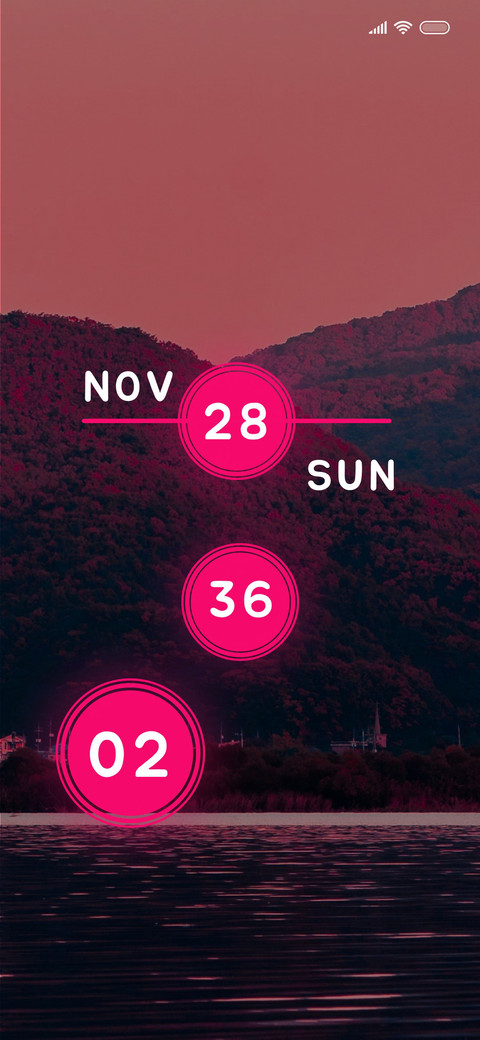 Pink sky screenshot