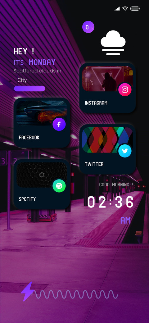 Neon Road screenshot