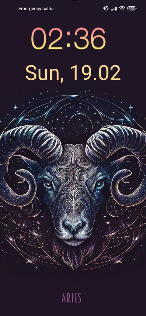 Zodiac aries screenshot
