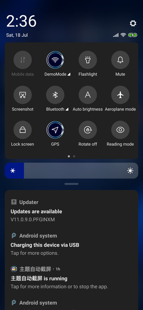 Blue Abstract _3MDS screenshot