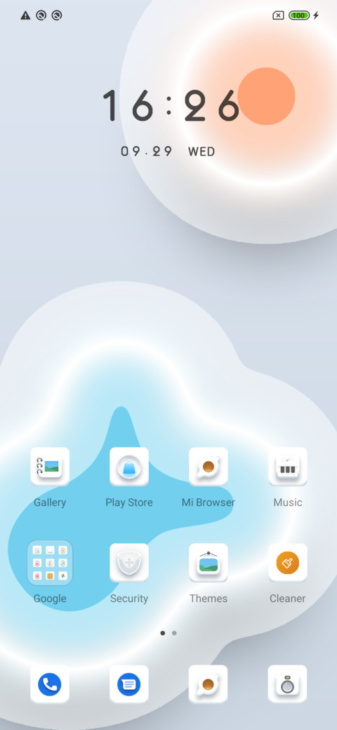 White color ring screenshot