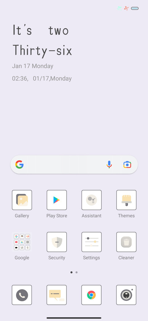 Taste screenshot
