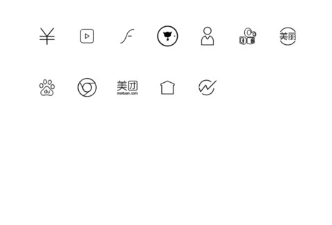 纯白线条 screenshot