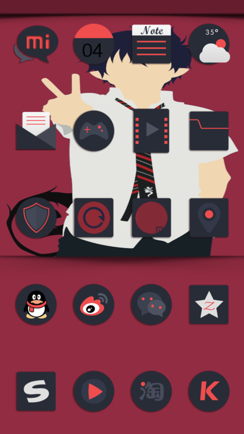Anime Theme screenshot