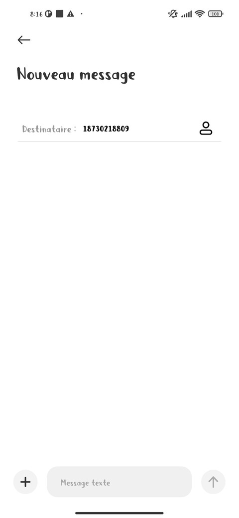 Pas de réponse screenshot