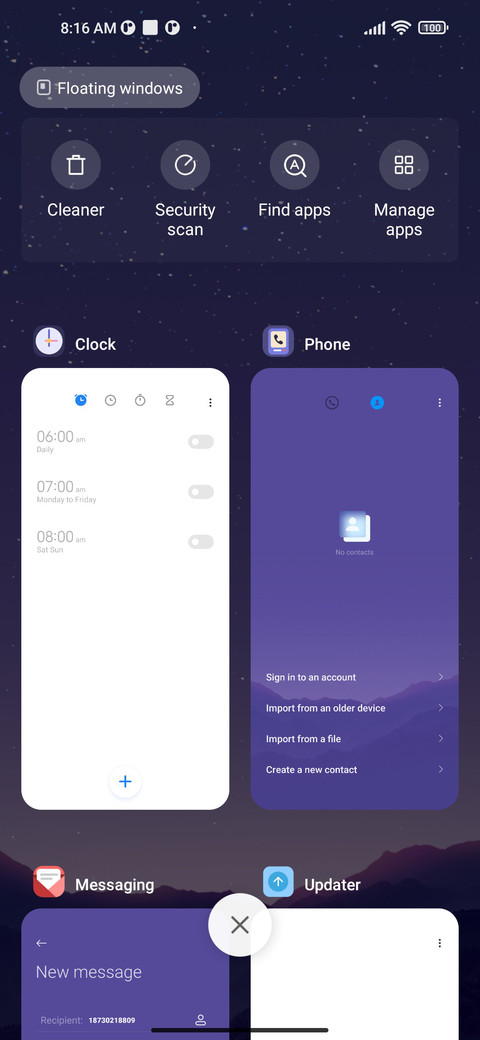 Outside cross star screenshot