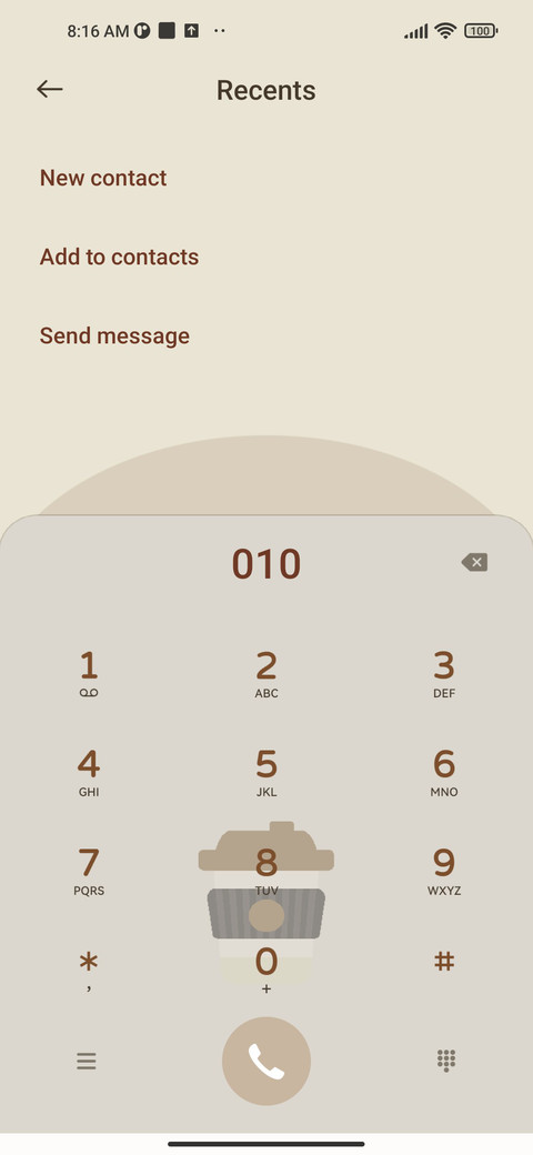 Coffee records  screenshot