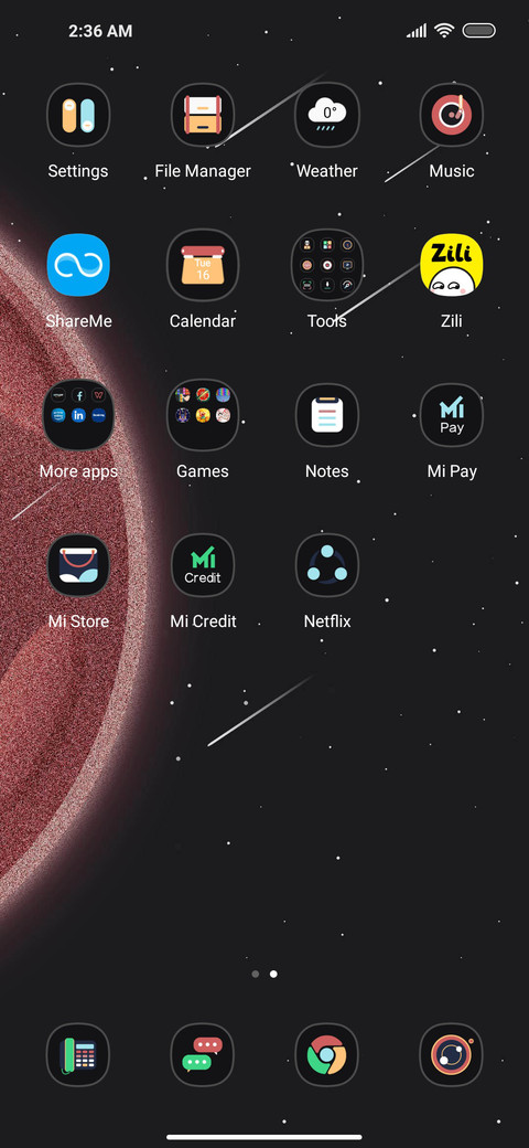 Dynamic planet screenshot