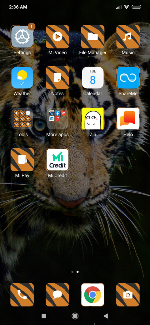 Tiger Face_3MDS screenshot