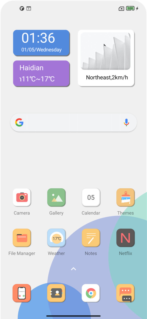 Light white screenshot