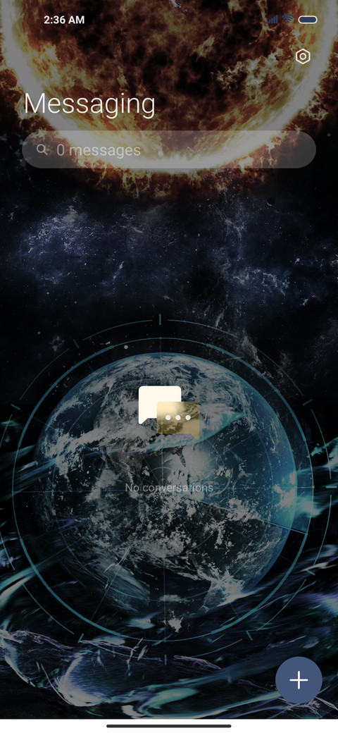 Technology earth screenshot